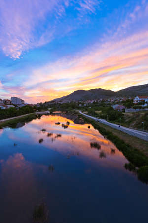 Cityscape of Trebinje - Bosnia and Herzegovina - architecture travel backgroundの写真素材