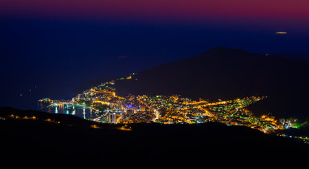 Budva Montenegro - architecture travel backgroundの写真素材