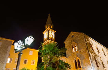 Old Town in Budva Montenegro - architecture travel backgroundの写真素材