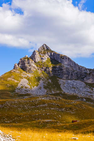 National mountains park Durmitor in Montenegro - nature travel backgroundの写真素材