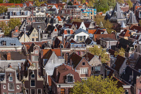 Amsterdam cityscape - Netherlands - architecture backgroundの写真素材