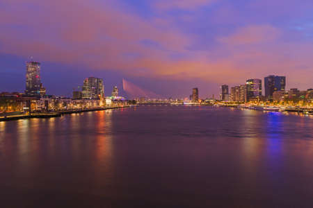 Rotterdam cityscape - Netherlands - architecture backgroundの写真素材