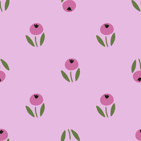 Seamless floral pattern. Abstract flowers, bouquets of flowers. Vector illustration.のイラスト素材