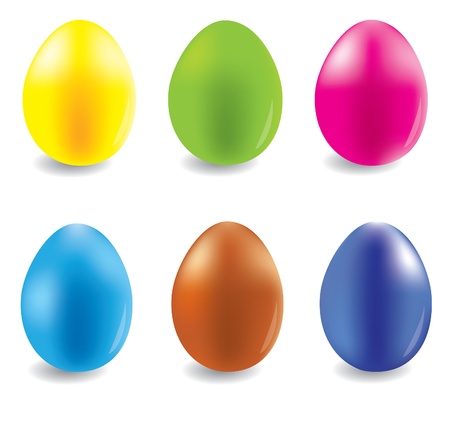 Eggs for selebration easter illustrationのイラスト素材