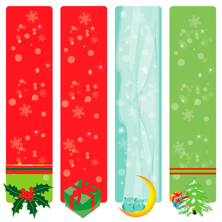christmas bannersのイラスト素材