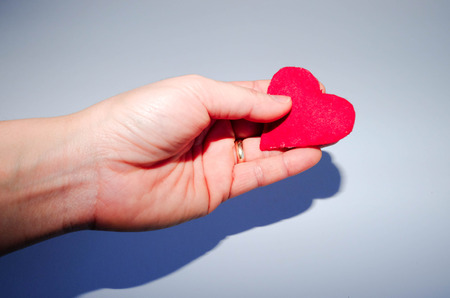 hold your heartの写真素材
