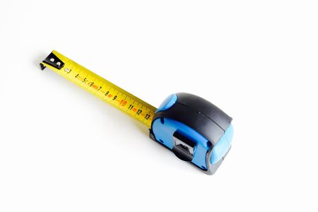 Measuring tape on white
