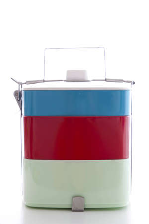 the colorful food carrierの写真素材