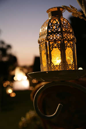 outdoor light in gardenの写真素材