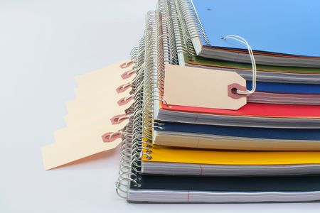 The big colour writing books for study at school and college.
