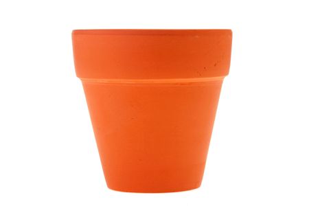Flowerpot from clay for a flower cultivation and other plants in house conditions.の写真素材