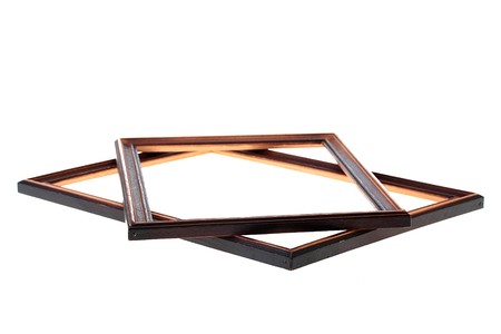 Frames for a picture or a photo on a white background.