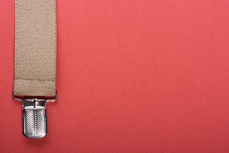 Pink background with man's braces for a basis by working out of advertisements.の写真素材