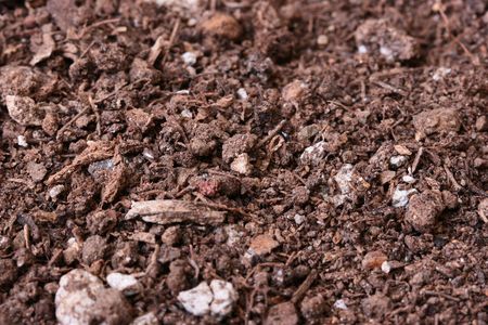 Ground as a background for design connected with agriculture or work on a personal plot.の写真素材