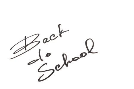 Inscription devoted to new academic year - Back to school.