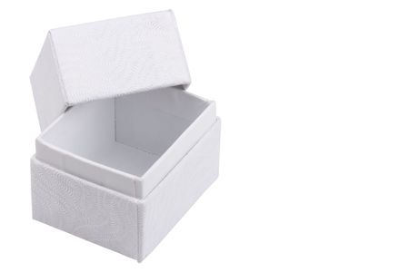 Cardboard box for a small souvenir on a white background.