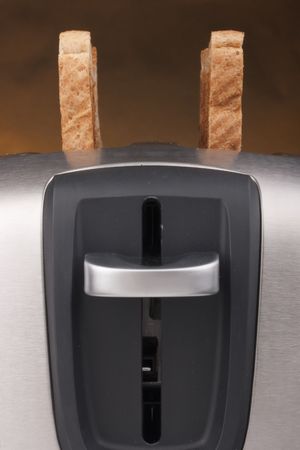 A toaster and a special bread for toast.