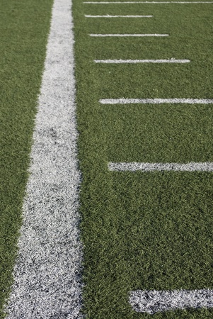 Partitioning of sports fields for football at the stadium.