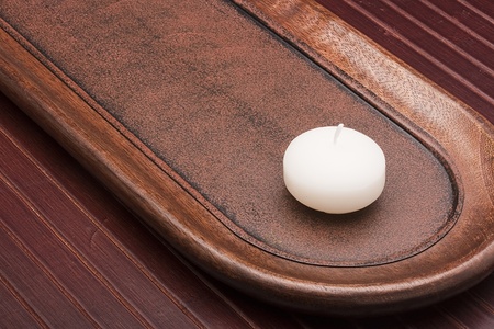 Scented candles for use in aromatherapy SPA salons and wellness medicine.の写真素材