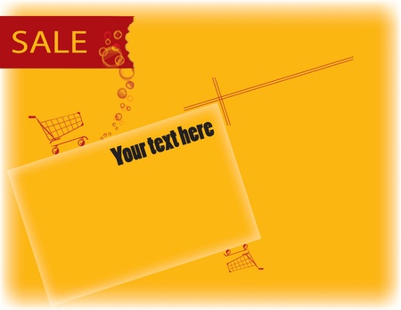 background with the ability to accommodate the sale on its text and photos.のイラスト素材