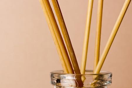 Incense Sticks in a bottle with flavor.