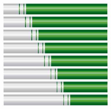 Three-dimensional cylinders with possible application to them of the text or numbers. For design websites and graphics. のイラスト素材