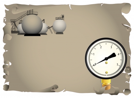 Background on gas processing industry. のイラスト素材