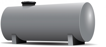 Steel Industry of the tank for the storage of flammable materials.のイラスト素材