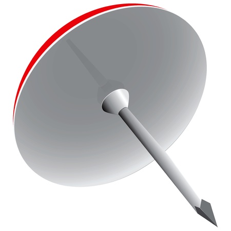 Contemporary clerical pin for fastening papers. Vector illustration.のイラスト素材