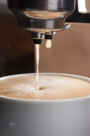 Coffee prepared in the style of espresso.の写真素材