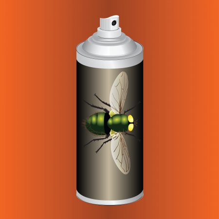 Spray to kill flies and other insects. のイラスト素材