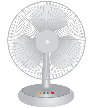 Domestic fan for the home and office. Vector illustration.のイラスト素材