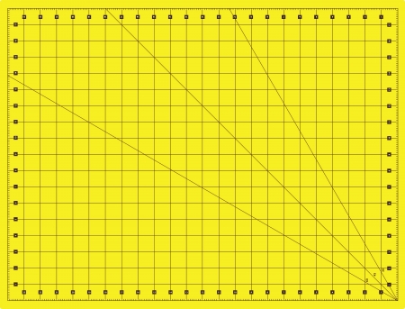 Litter printed with a grid for measuring creativity and cutting various items. Vector illustration.のイラスト素材