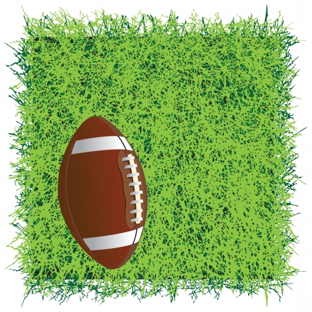 Ball for the game of American football. Vector illustration.のイラスト素材