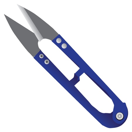 Bonsai trimmer, Trim Small Leaves and Flowers. Vector illustration.