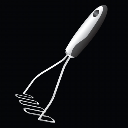 Kitchen appliance for mashing potatoes illustration.のイラスト素材