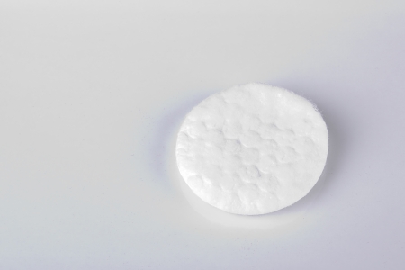 Round cotton swab for cosmetic and medicinal purposes.の写真素材