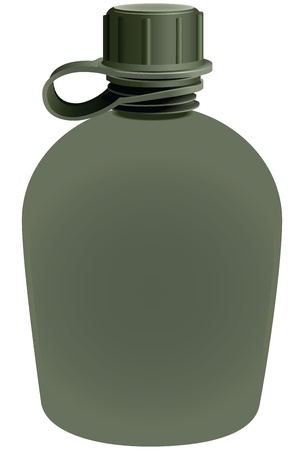 Jar of water use in the campaign.のイラスト素材
