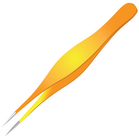 Cosmetic tweezers for ingrown hair. のイラスト素材