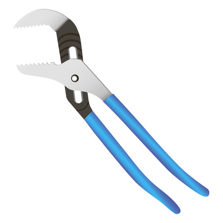Jaw Capacity Tongue and Groove Plier. Vector illustration.のイラスト素材