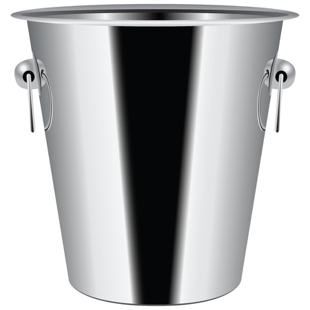 Bucket for chilled sparkling wine. のイラスト素材