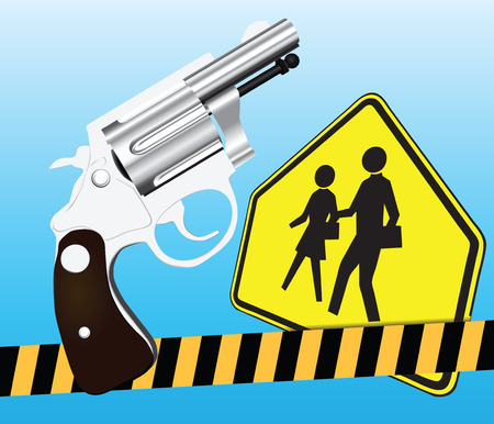 Creative on weapons and school. のイラスト素材