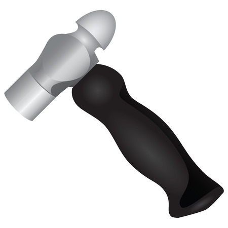 Hammer for metal stamping. Vector hand drawn without trace.のイラスト素材