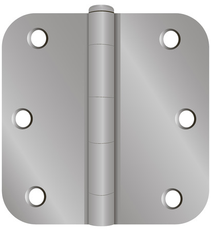 Industrial door fastening classical forms. Vector illustration.のイラスト素材