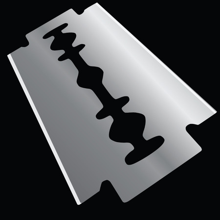 Replacement element razor. Razor blades. Vector illustration.のイラスト素材