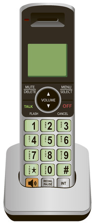 Office phone for local use. Vector illustration.のイラスト素材