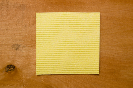 Household cleaning wipes on the wooden surface of the table.の写真素材