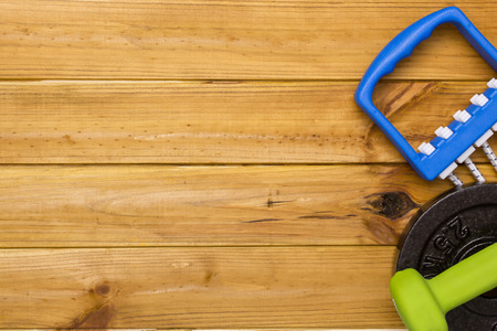 Sports accessories for practicing at home or fitness center.の写真素材