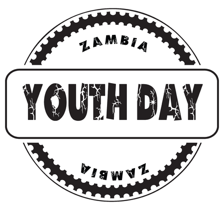 Zambia Youth Day, celebrated in March. Vector illustration.のイラスト素材
