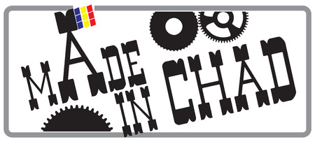 Made in Chad - symbols for the country's industry.のイラスト素材